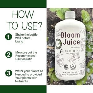 Elm Dirt's Bloom Juice for All Flowering Plants (1-32 oz Bottle)