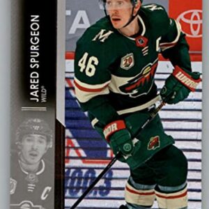 2021-22 Upper Deck Series One #92 Jared Spurgeon Minnesota Wild Official NHL Hockey Card in Raw (NM or Better) Condition