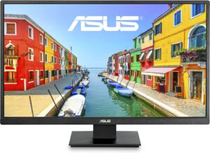 asus 27" 1080p monitor - full hd, eye care, low blue light, flicker-free, vesa mountable, anti-glare, d-sub, hdmi computer pc monitor - va279hae