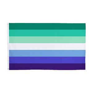 flaglink mlm vincian pride flag 3x5fts - blue gay pride banner