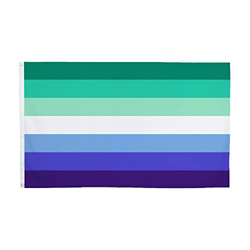 FLAGLINK MLM Vincian Pride Flag 3x5Fts - Blue Gay Pride Banner