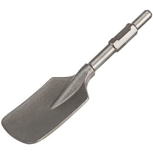 VEVOR Clay Spade Chisel Bit for Demolition Jack Hammer, Carrying Case, 17.1" x 5.3", 1-1/8", 40Cr Steel