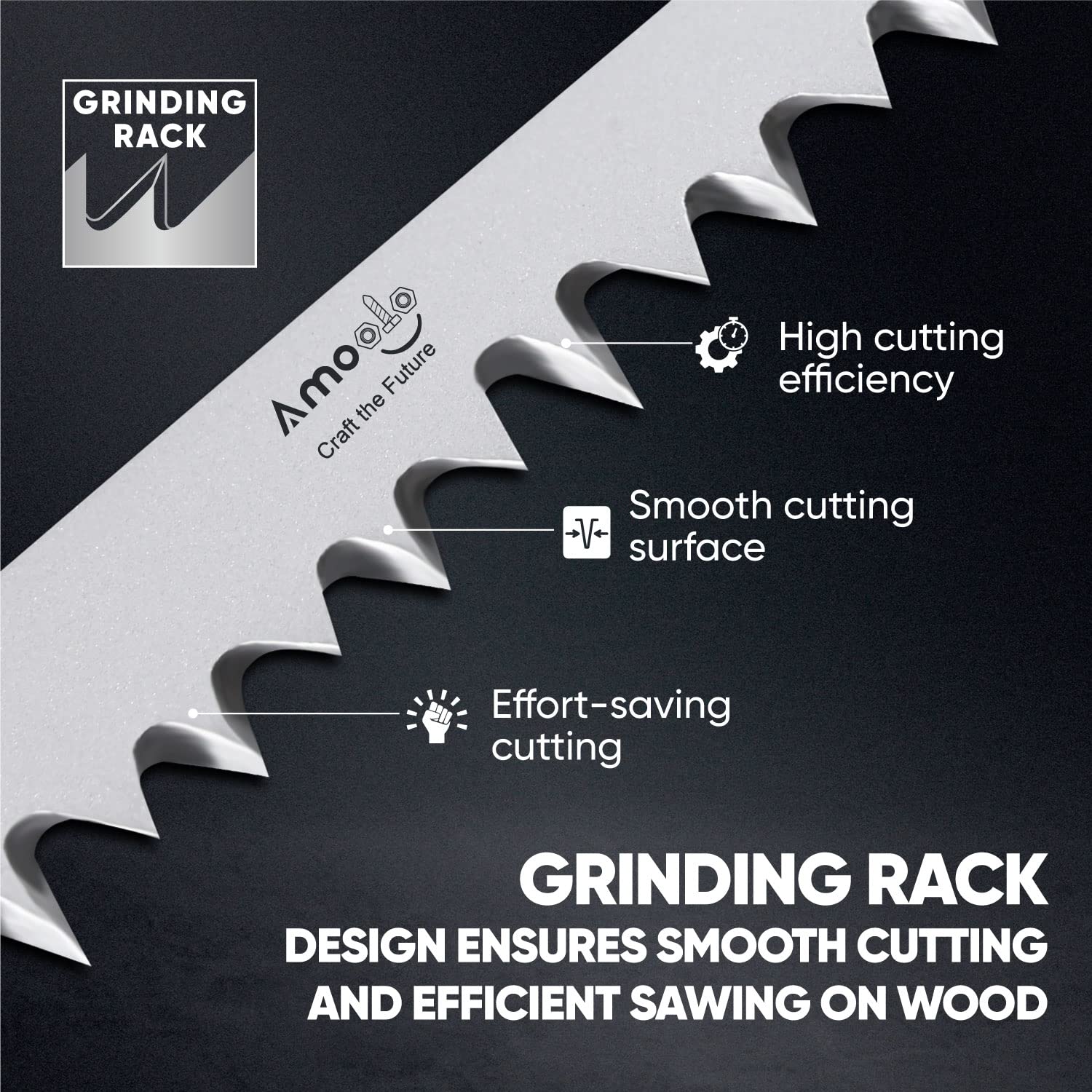 amoolo Reciprocating Saw Blades Set 15pcs, Sawzall Blades for Wood and Metal Cutting, Multi-Purpose Pruning Saw Blades Set