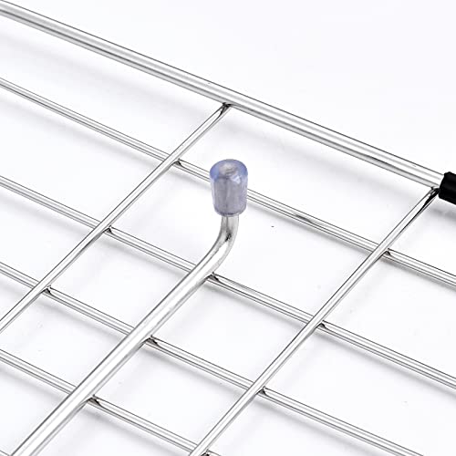 TRUSTMI Sinks Protector for Kitchen Sink Stainless Steel Protective Bottom Grid Single Bowl Middle Drain Rack, 24 x 12.5 inches, Silver