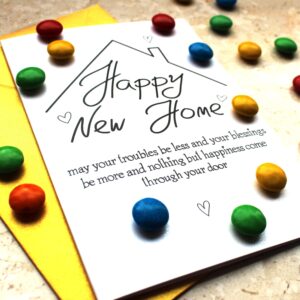 Happy New Home - Funny New House Congratulations and Housewarming Card with Irish Blessing, Welcome New Homeowner, Home Sweet Home