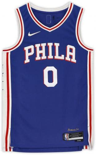 Tyrese Maxey Philadelphia 76ers Autographed Nike Black 2021-2022 Diamond Swingman Jersey - Autographed NBA Jerseys