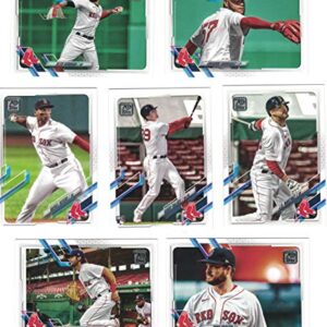 Boston Red Sox / 2022 Topps Baseball Team Set (Series 1 and 2) with (29) Cards. PLUS 2021 Topps Red Sox Baseball Team Set (Series 1 and 2) with (20) Cards. ***INCLUDES (3) Additional Bonus Cards of Former Red Sox Greats Roger Clemens, Ellis Burks and Mike