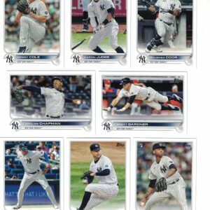 New York Yankees / 2022 Topps Baseball Team Set (Series 1 and 2) with (26) Cards. PLUS 2021 Topps New York Yankees Team Set (Series 1 and 2) with (26) Cards. ***INCLUDES (3) Additional Bonus Cards of Former Yankees Greats Don Mattingly, Mark Teixeira and