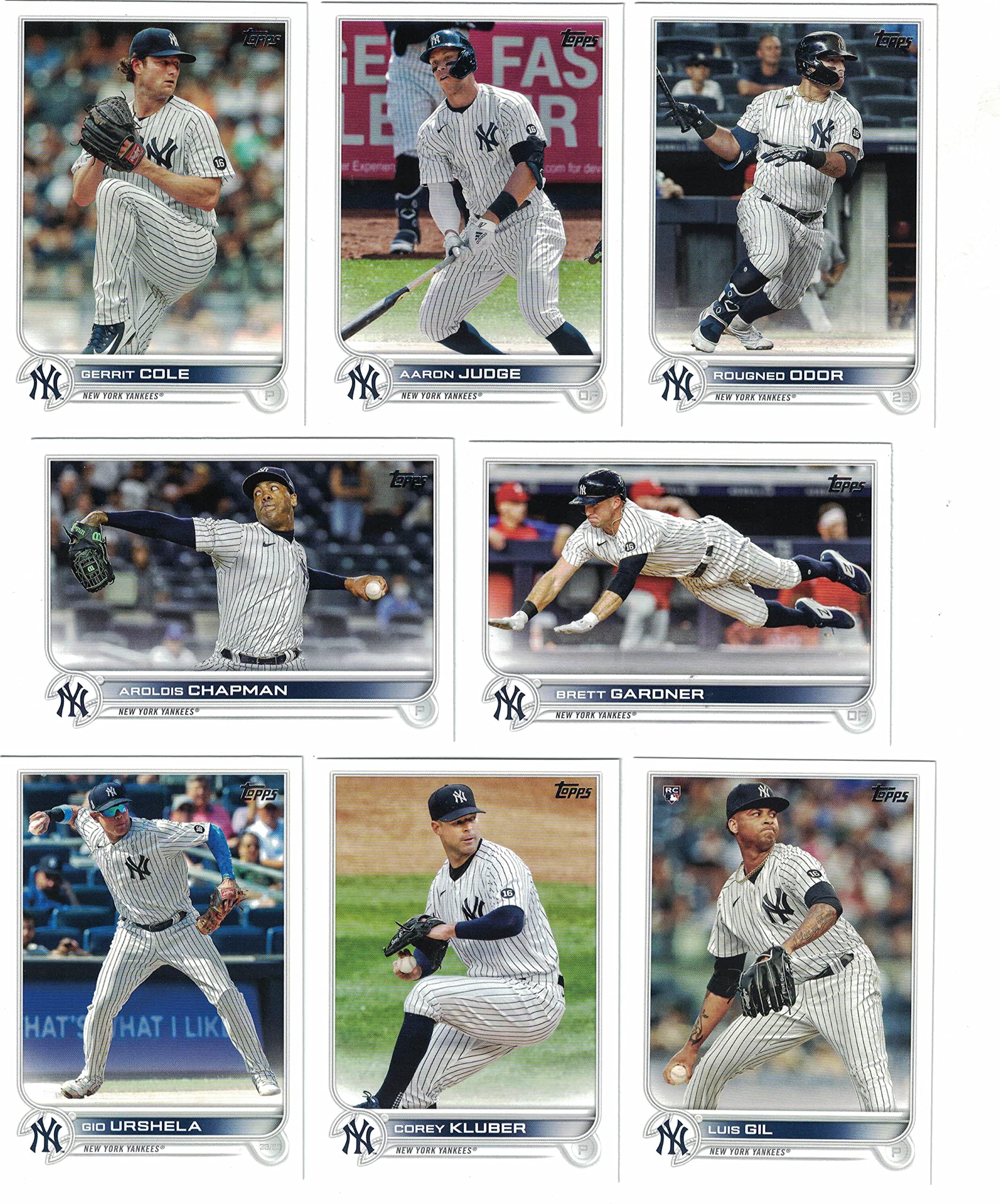 New York Yankees / 2022 Topps Baseball Team Set (Series 1 and 2) with (26) Cards. PLUS 2021 Topps New York Yankees Team Set (Series 1 and 2) with (26) Cards. ***INCLUDES (3) Additional Bonus Cards of Former Yankees Greats Don Mattingly, Mark Teixeira and