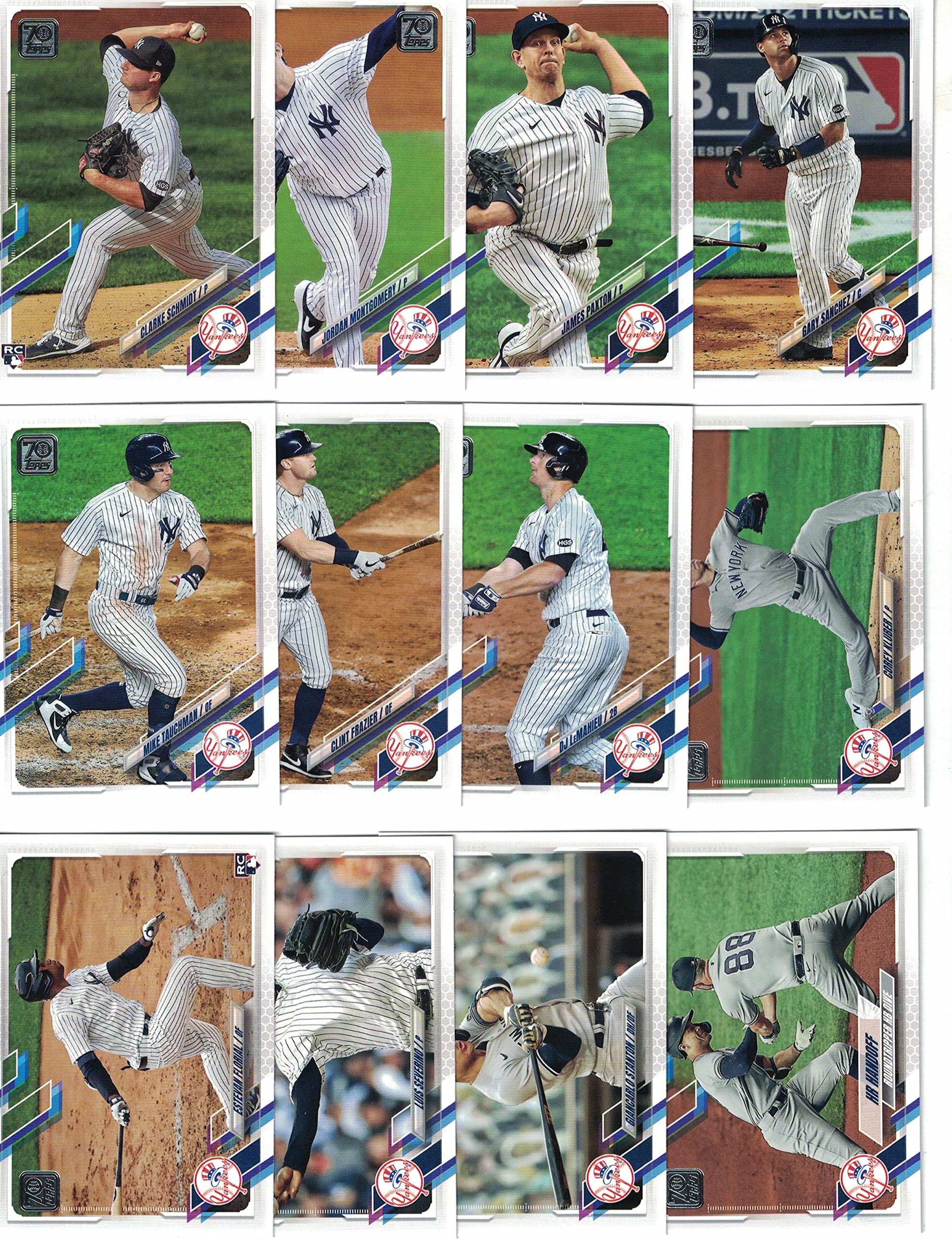 New York Yankees / 2022 Topps Baseball Team Set (Series 1 and 2) with (26) Cards. PLUS 2021 Topps New York Yankees Team Set (Series 1 and 2) with (26) Cards. ***INCLUDES (3) Additional Bonus Cards of Former Yankees Greats Don Mattingly, Mark Teixeira and