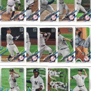 New York Yankees / 2022 Topps Baseball Team Set (Series 1 and 2) with (26) Cards. PLUS 2021 Topps New York Yankees Team Set (Series 1 and 2) with (26) Cards. ***INCLUDES (3) Additional Bonus Cards of Former Yankees Greats Don Mattingly, Mark Teixeira and