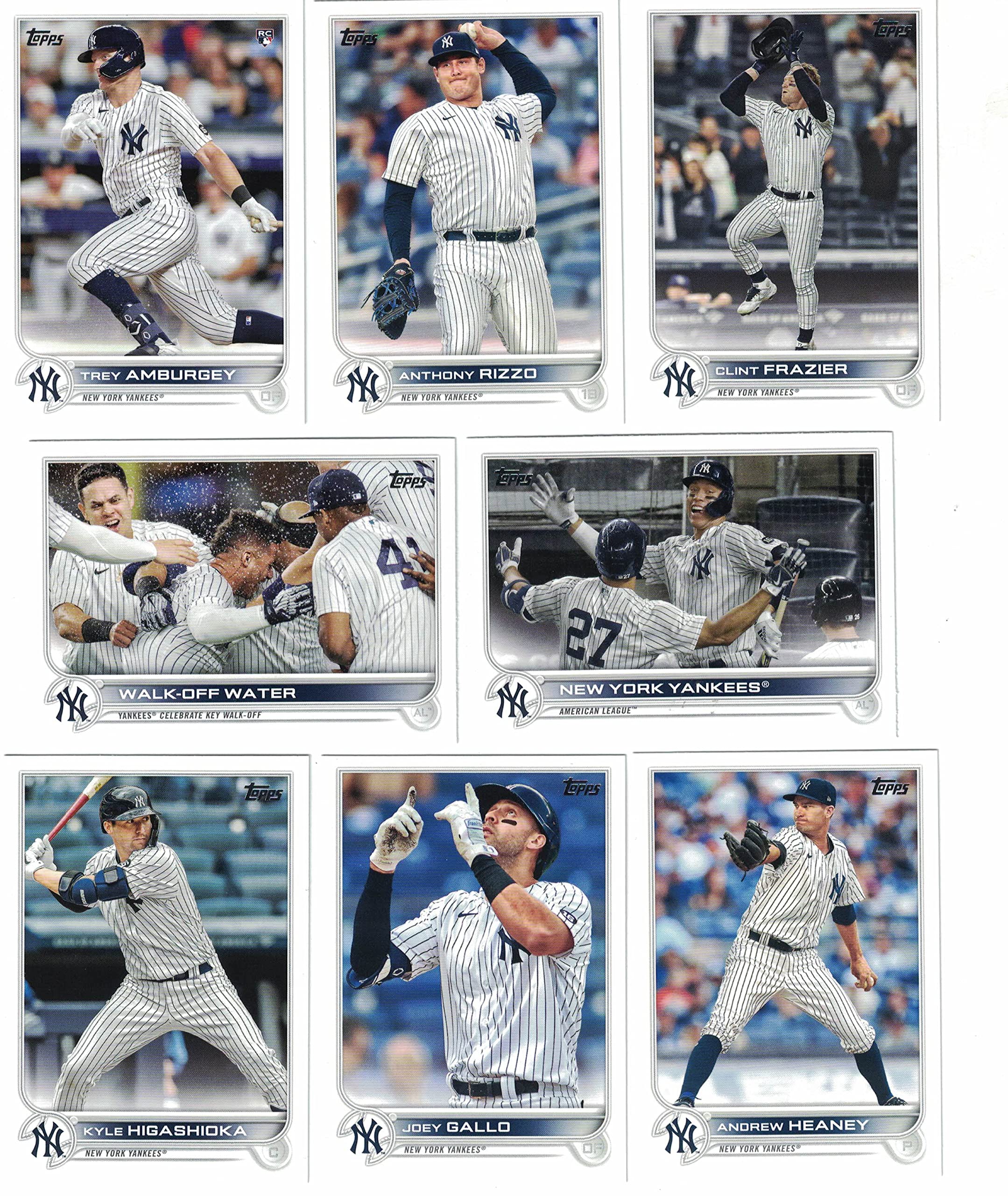 New York Yankees / 2022 Topps Baseball Team Set (Series 1 and 2) with (26) Cards. PLUS 2021 Topps New York Yankees Team Set (Series 1 and 2) with (26) Cards. ***INCLUDES (3) Additional Bonus Cards of Former Yankees Greats Don Mattingly, Mark Teixeira and