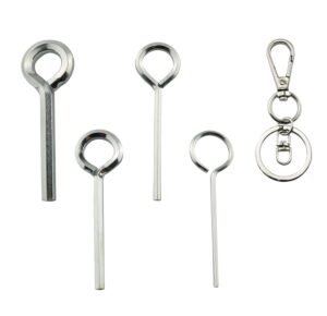 yhxixi 5in1 ring allen wrench set - 5/64" 1/8" 5/32" 7/32" allen key door keys with 1 keychain for push bar panic exit device