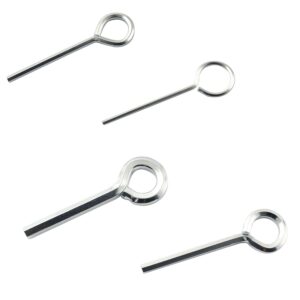 YHXiXi 5IN1 Ring Allen Wrench Set - 5/64" 1/8" 5/32" 7/32" Allen Key Door Keys with 1 Keychain for Push Bar Panic Exit Device