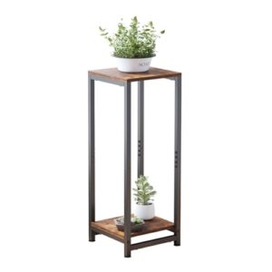 vondream tall plant stands indoor, 2 tier pedestal stand, corner plant stands for indoor plants multiple, small side table for indoor plants, tall plant table