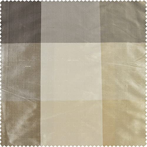 HPD Half Price Drapes Cushion Cover 18 x 18 Sheffield Silk Plaid - DS-SLK33-CC18PR - Pair, Sheffield