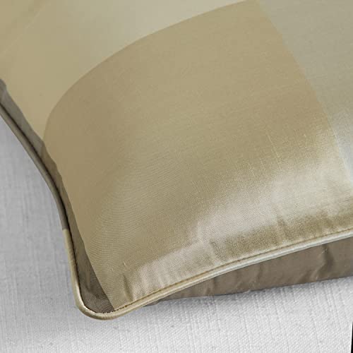 HPD Half Price Drapes Cushion Cover 18 x 18 Sheffield Silk Plaid - DS-SLK33-CC18PR - Pair, Sheffield