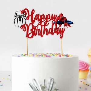 seyal® spidrman happy birthday cake topper