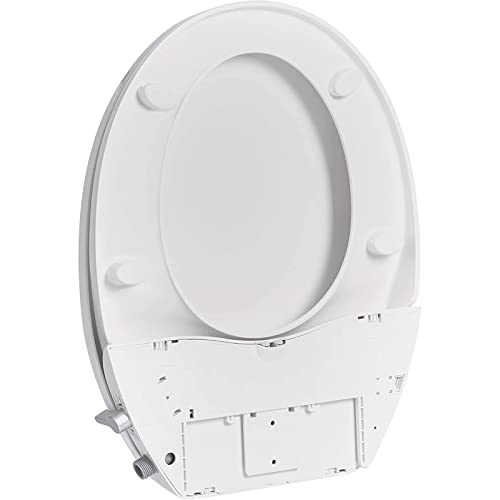 Hausen Non-Electric Bidet Toilet Seat, Round, White