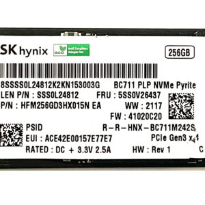 OEM SK Hynix 256GB M.2 PCI-e NVME Internal Solid State Drive 42mm 2242 Form Factor M Key