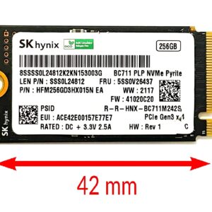 OEM SK Hynix 256GB M.2 PCI-e NVME Internal Solid State Drive 42mm 2242 Form Factor M Key