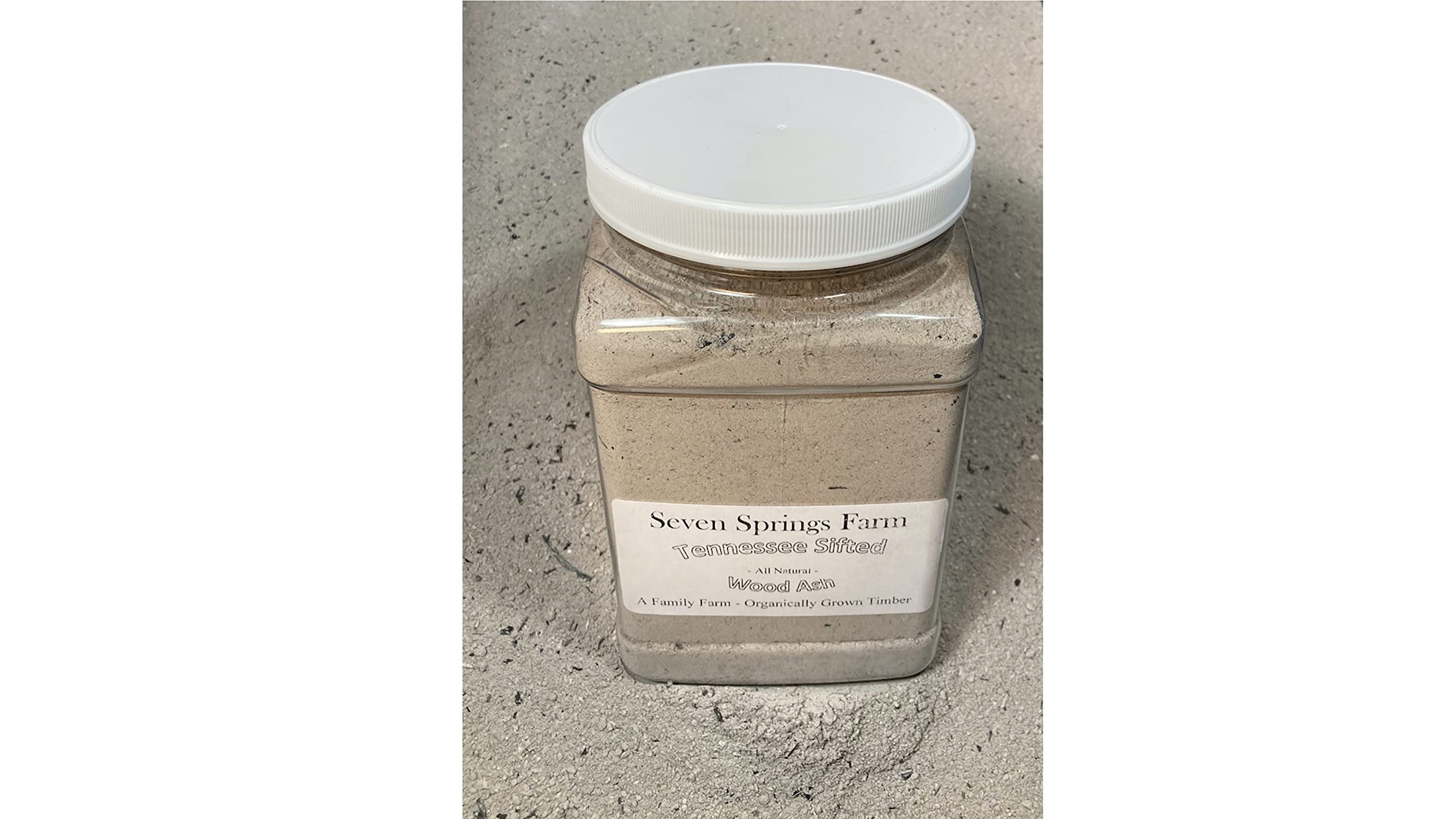 Seven Springs Farm - Tennessee Sifted Wood Ash - All Natural Ashes from Organically Grown Hardwood Timber (2 Pound, 1)