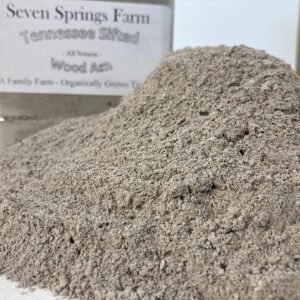 Seven Springs Farm - Tennessee Sifted Wood Ash - All Natural Ashes from Organically Grown Hardwood Timber (2 Pound, 1)