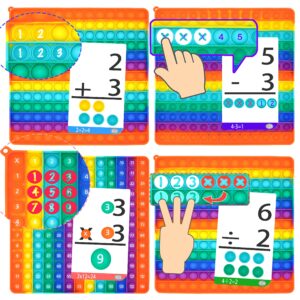 Multiplication Game - Big Multiplication Chart Math Fidget Toys - Learning Games Math Toys-Multiplication Pop w It 12x12 Math Manipulatives- Multiplication Machine Times Table