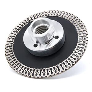subrilli 3 inch diamond saw blade turbo segment carving cutting disc with removable 5/8-11 thread for stone granite tiles