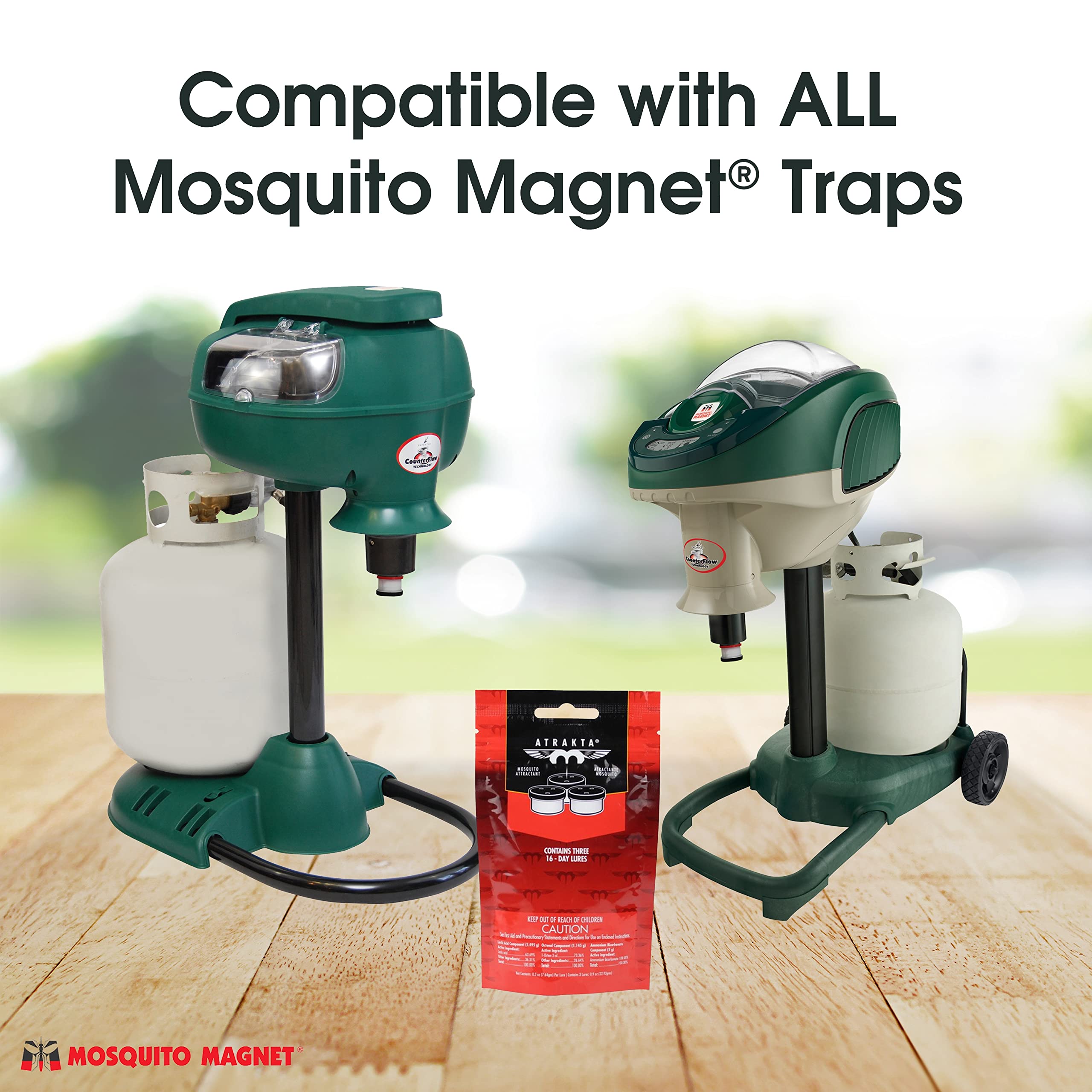 Mosquito Magnet ATRAK3N ATRAKTA Mosquito Trap Attractant Pods – 3 Pack, Red