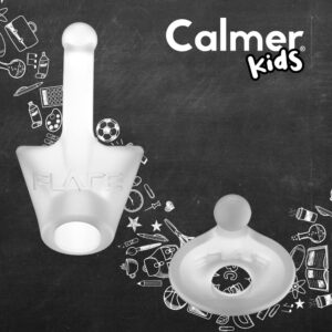 Flare Calmer Kids – Ear Plugs Alternative – Reduce Annoying Noises Without Blocking Sound – Soft Reusable Silicone – Translucent