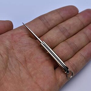 JPCRMOV Mini Pocket Knife for Men, Smallest Folding Knife Keychain Knife Tiny EDC Micro Lightweight 9g