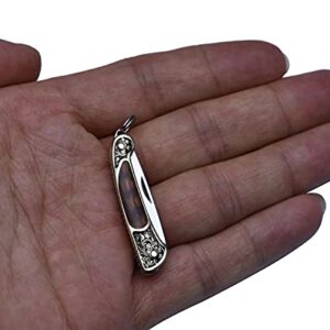JPCRMOV Mini Pocket Knife for Men, Smallest Folding Knife Keychain Knife Tiny EDC Micro Lightweight 9g