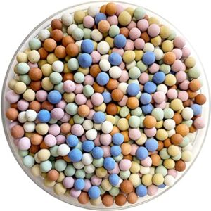 nutroeno leca expanded clay pebbles for plants - hydro clay balls potting mix for orchid, cactus, succulents, grow medium for hydroponics, drainage, decoration, aquaponics. hy053 - 1.8 kg 3-5 mm
