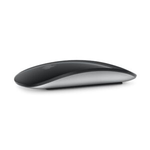 apple magic mouse: wireless, bluetooth, rechargeable. works with mac or ipad; multi-touch surface - black