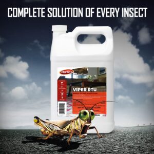 Martins Viper RTU Insecticide Indoor Outdoor Powerful Bug Repellent pest Control Home Defense Insecticide Insect Control Solutions Available with Premium Quality Centaurus AZ Gloves 1 Gal