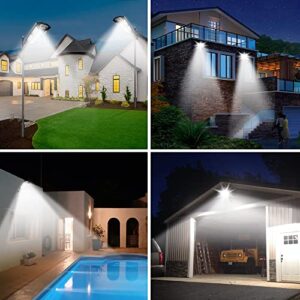 Outerman LED Solar Street Lights, 2 Pack Motion Sensor Security Wall Light, 84 LED Outdoor Solar Lighting with 3 Modes for Garden, Street, Deck, Fence, Patio, Path