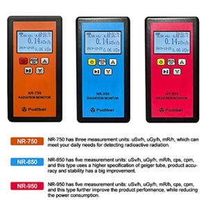 Kavolet Nuclear Radiation Detector, Beta Gamma X-ray Tester, NR-750 Household Radioactive Tester, LCD Display, Geiger Counter Radiation Detector, Triple Alarm