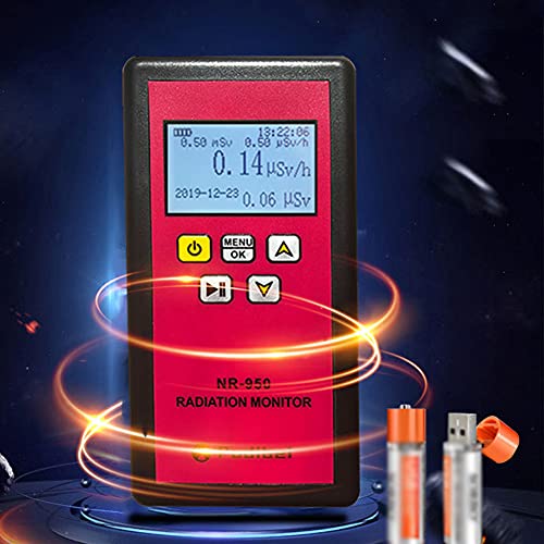 Kavolet Nuclear Radiation Detector, Beta Gamma X-ray Tester, NR-750 Household Radioactive Tester, LCD Display, Geiger Counter Radiation Detector, Triple Alarm