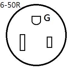 Parkworld Range/Stove/Oven Plug NEMA 10-50P to Welder 6-50R Welding Adapter Cord 50A 250V, 6 AWG (10FT)