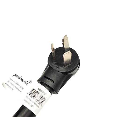 Parkworld Range/Stove/Oven Plug NEMA 10-50P to Welder 6-50R Welding Adapter Cord 50A 250V, 6 AWG (10FT)