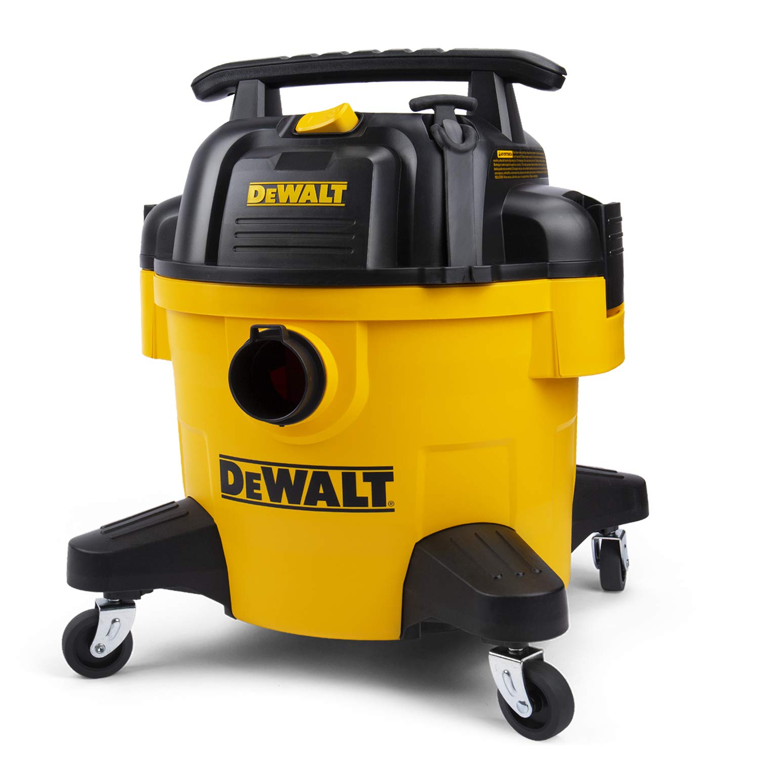 DEWALT 6 Gallon DXV06PZ 4 Peak HP Poly Wet/Dry Vac, Heavy-Duty Shop Vacuum with Blower Function Yellow+Black