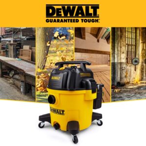 DeWALT DXV10PZ 10 Gallon 5.5 Peak HP Poly Wet Dry Vacuum, Yellow