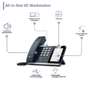 Yealink MP50 Desktop Phone UVC20 1080P Webcam Compatible with Microsoft Teams