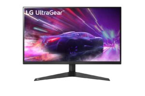 lg 27gq50f-b 27 inch full hd (1920 x 1080) ultragear gaming monitor with 165hz and 1ms motion blur reduction, amd freesync premium and 3-side virtually borderless design,black