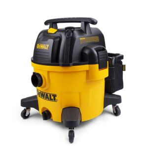 dewalt 9 gallon dxv09pz new version poly wet/dry vac, heavy duty shop vacuum for jobsite/workshop, yellow