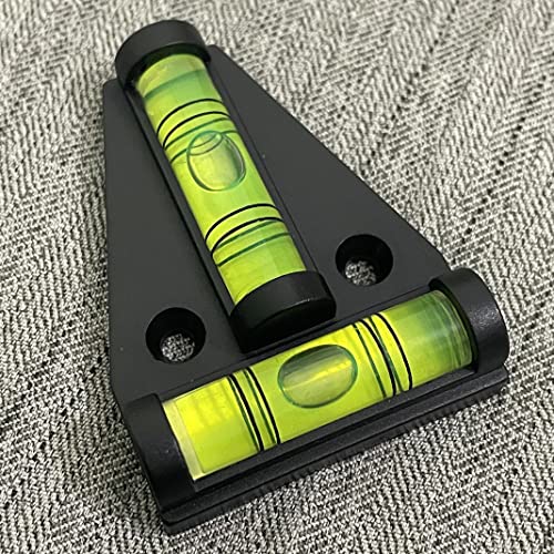 YMGBHNKJLS 5Pcs Magnetic Bubble Level T Type Levels with Screws Magnetism/Screw Mounted Dual-use Bubble Spirit Levels