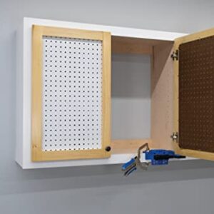 Kreg KHI-CDIJ Cabinet Door Mounting Jig - for Frameless or Face-Frame Cabinets - Easily Adjustable Cabinet Jig - for Attaching Hinges for Cabinet Doors