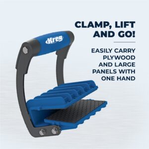 Kreg Panel Carrier - Easily Carry Plywood Boards & Large Panels - Ergonomic Grip - Woodworking Tools & Accessories