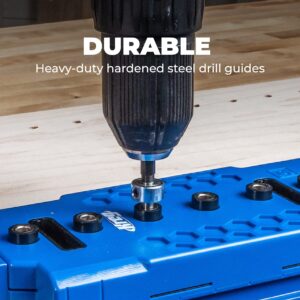 KREG KMA3232 Shelf-Pin Jig 5 mm - Drilling Guide for Shelves - Shelf Pin Drilling Jig - Steel-Enforced Drill Guide - Woodworking Tools & Accessories